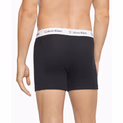 Calvin Klein Men's Cotton Classics 5-pack Boxer Brief  3 Black Bodies W / Black Wb  2 Black Bodies W / White Wb  X-Large