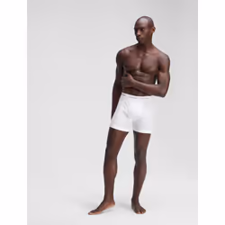 Calvin Klein Men's Cotton Classics 5-Pack Boxer Brief  5 White Bodies