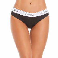 Calvin Klein Women`s Modern Cotton Logo Bikini (Charcoal Heather(QF495