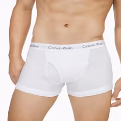 Calvin Klein Men's Cotton Classics 5-Pack Trunk  5 White  XL