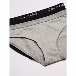 Calvin Klein Women's Motive Cotton Multipack Bikini Panty  Black/Gray