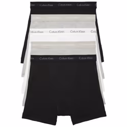 Calvin Klein Men's Cotton Classics 5-Pack Boxer Brief Large