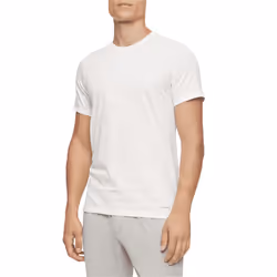 Calvin Klein Men's Cotton Classic 5-Pack Slim Undershirts 5 White Cre
