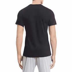 Calvin Klein Men's Cotton Classics 5-Pack Undershirts  5 Black Crewnec