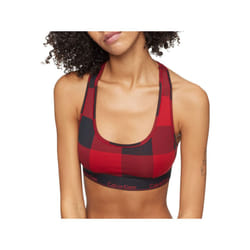Calvin Klein Women's Modern Cotton Bralette Bra Buffalo Check Temper X-Small