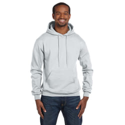 Champion Men's Front Pocket Pullover Hoodie Sweatshirt  XXX-Large  Silver Grey