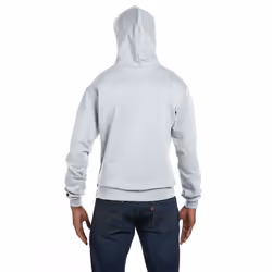 Champion Men's Front Pocket Pullover Hoodie Sweatshirt  XXX-Large  Silver Grey