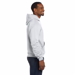 Champion Men's Front Pocket Pullover Hoodie Sweatshirt  XXX-Large  Silver Grey