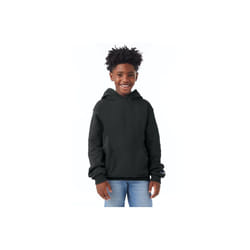 Youth Powerblend Pullover Hooded Sweatshirt - BLAcK - S(D0102HI3FA7)
