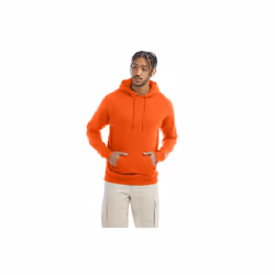 Adult Powerblend Pullover Hooded Sweatshirt - ROYAL BLUE HTHR - S(D0102HI3cWW)