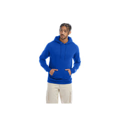Adult Powerblend Pullover Hooded Sweatshirt - ROYAL BLUE HTHR - S(D0102HI3BPW)
