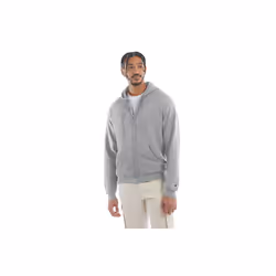 Adult Powerblend Full-Zip Hooded Sweatshirt - SAND - SD0102HI33PY