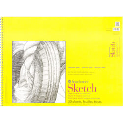 Strathmore Sketch Spiral Paper Pad 18"X24"-30 Sheets 350180
