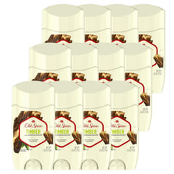 Old Spice Antiperspirant Deodorant for Men  Timber With Sandalwood  Inspired by Natural Elements  Invisible Solid  2.6 Oz  Pack of 12