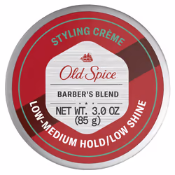 Old Spice Hair Styling Cream for Men  Low-Medium Hold/Low Shine  Barber's Blend Infused with Aloe  3 Ounce