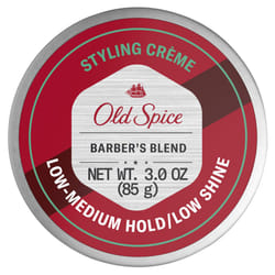Old Spice Hair Styling Cream for Men  Low-Medium Hold/Low Shine  Barber's Blend Infused with Aloe  3 Ounce
