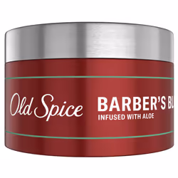 Old Spice Hair Styling Cream for Men  Low-Medium Hold/Low Shine  Barber's Blend Infused with Aloe  3 Ounce