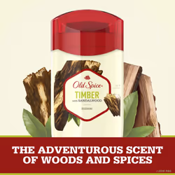 Old Spice Aluminum Free Deodorant for Men  Timber with Sandalwood Scent  3 oz  (Pack of 3)