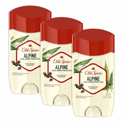 Old Spice Antiperspirant Deodorant  Alpine with Hemp Seed Oil 2.6 oz (Pack of 3)
