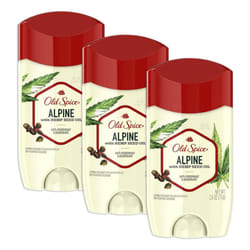 Old Spice Antiperspirant Deodorant  Alpine with Hemp Seed Oil 2.6 oz (Pack of 3)