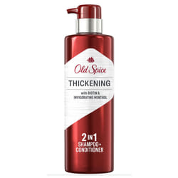 Old Spice Thickening 2-in-1 Men's Shampoo and Conditioner with Biotin and Invigorating Menthol  17.9 oz