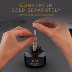 Parker Quink Ink Bottle  Black  57 ml (1950375)
