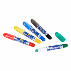 Crayola Washable Window Crayons  Glass and Window Art Supplies  Assorted Colors  5 Count  Gift for Boys & Girls