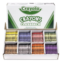 Crayola 528038 Classpack Large Size Crayons  50 Each of 8 Colors  400/Box