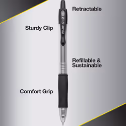 Pilot  G2 Premium Gel Roller Pens  Ultra Fine Point 0.38 mm  Pack of 1