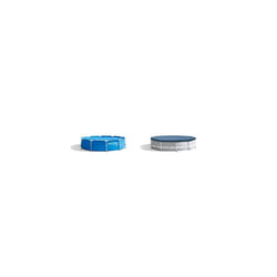 Intex Metal Frame Swimming Pool And Pool Cover - 10FT