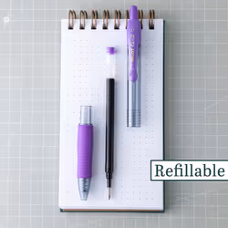 Pilot  G2 Premium Gel Roller Pens  Fine Point 0.7 mm  Purple  Pack of 12
