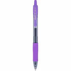 Pilot  G2 Premium Gel Roller Pens  Fine Point 0.7 mm  Purple  Pack of 12