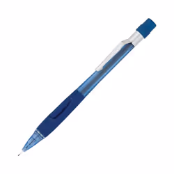 Pentel Quicker-Clicker Mechanical Pencil 0.7 mm Transparent Blue
