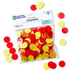 Learning Resources Two-Color Counters, Set of 200, Ages 5+, Grades K+, Educational Counting Sorting and Patterning, Family Counters,Back to School Sup