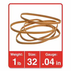Universal 00132 32-Size Rubber Bands (1lb Pack)