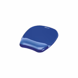 Fellowes 9114120 gel crystal MousepadWrist Rest Blue (91141)