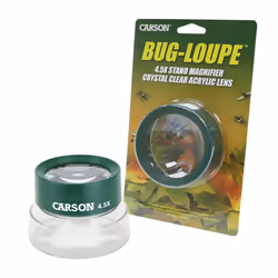 Carson BugLoupe Oversized 4.5x Stand Magnifier for Easy Viewing