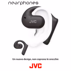 JVC HAEB75B Sports Clip Headphone (Black)
