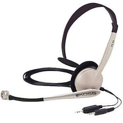 Koss CS95 headphones/headset Wired Black, Yellow