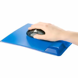Crystals Mouse Pad/Wrist Rest Blue