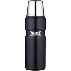 THERMOS Stainless King Vacuum-Insulated Compact Bottle  16 Ounce  Midnight Blue