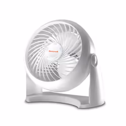 Honeywell HT-904 TurboForce Tabletop Air Circulator Fan Small White - Quiet Personal Fan for Home or Office 3 Speeds and 9 ...