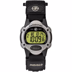 Timex Unisex T47852 Expedition Mid-Size Digital CAT Black Fast Wrap St