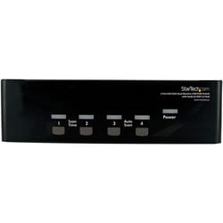 Startech.com 4 Port DVI VGA Dual Monitor KVM Switch USB with Audio and USB 2.0 Hub