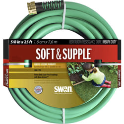 Swan Products SNSS58025 Soft & Supple Easy Coil Water Hose with Crush