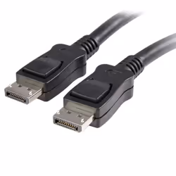 DisplayPort Cable - 1 ft - with Latches - Short DP Cable - 4K DisplayPort to DisplayPort Cable - DisplayPort 1.2 Cable (DISPL ...
