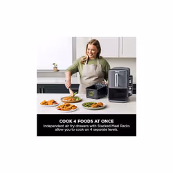 Ninja Double Stack XL SL400UK 9.5L Air Fryer - Grey
