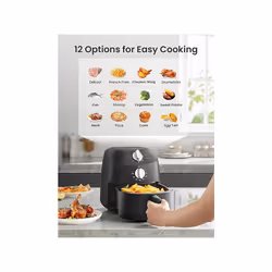 Midea Small Air Fryer, 1150 Watt, 2 L, Temperature Control, Timer,