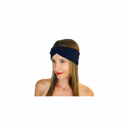 Shimmer Anna Shine Black Headbands for Women (Twist)