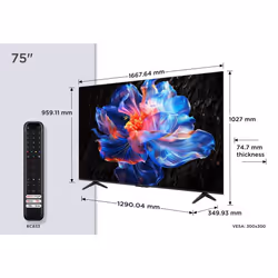 TCL 75V6C 75" Inch V6C 4K LED Smart Google TV